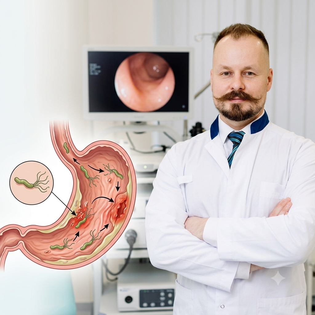 Что такое Helicobacter pylori гастроскопия в Одессе.