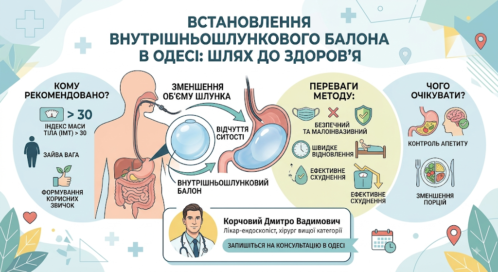 Що таке внутрішньошлунковий балон для схуднення